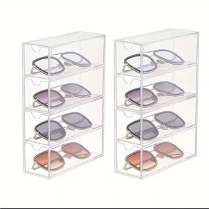 SET OF 2 Acrylic Sunglasses Organizer